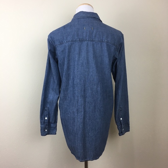Madewell Chambray Ex-Boyfriend Shirt - Picture 5 of 8